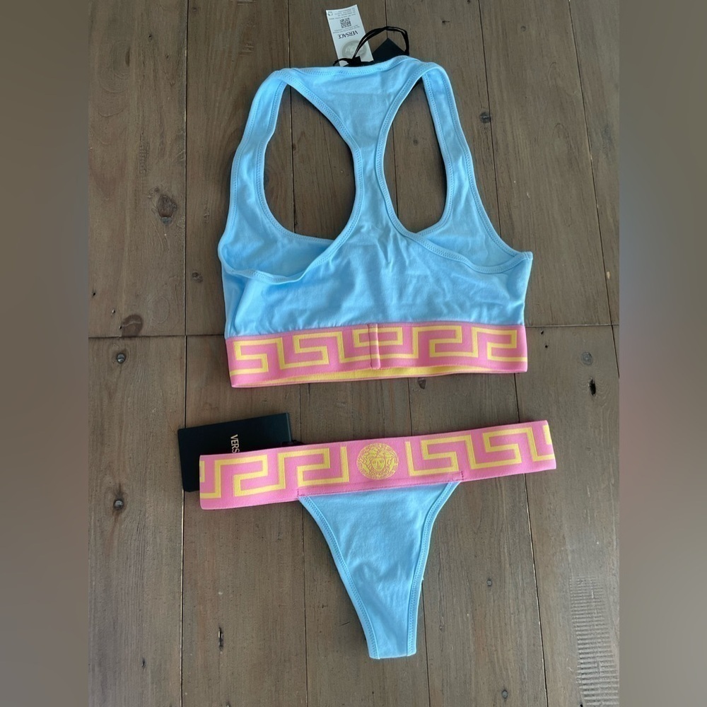 Versace topeka underwear in blue pastel pink NWT XS - Picture 5 of 6